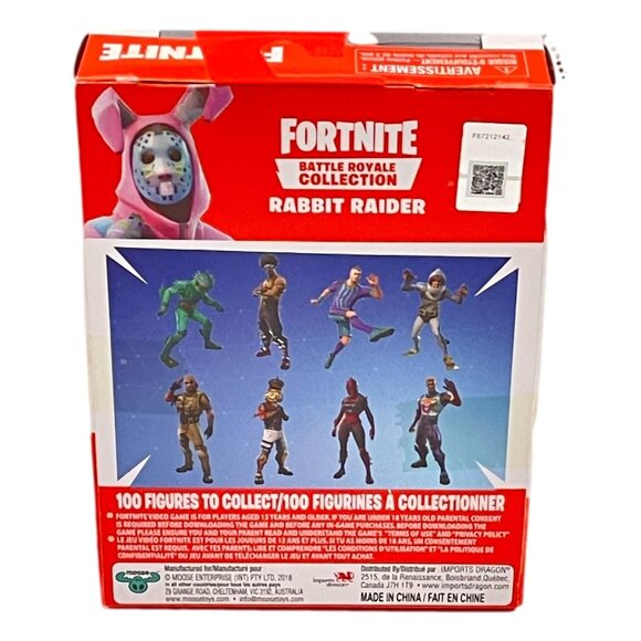 Forte Nite Action Figures Lot 2 Rabbit Raider Brite Gunner Battle Royale New - Picture 7 of 7